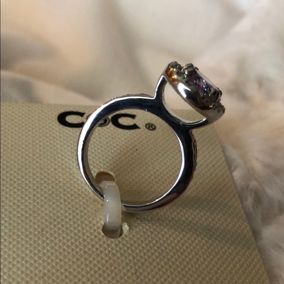 CBC Purple amethyst ring Size 5 - Picture 5 of 5